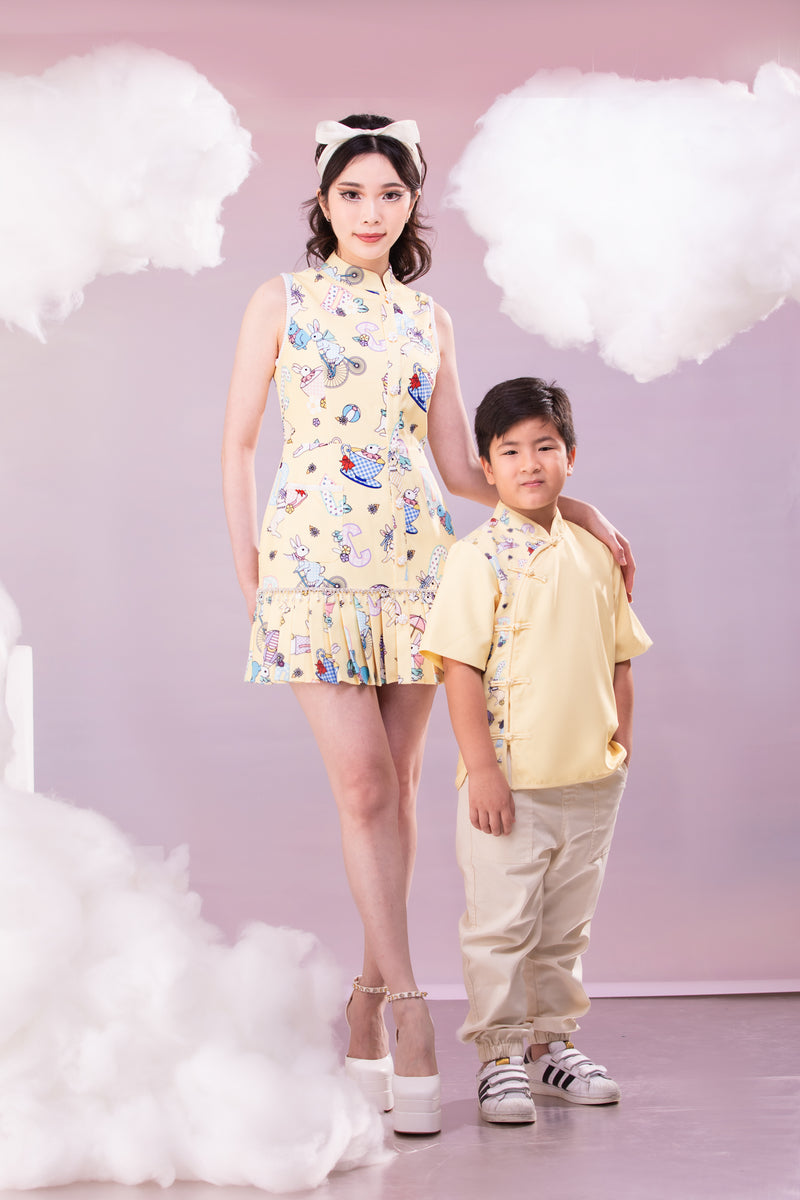 Dream'23 Limited Edition Luna Qipao Dress - Yellow