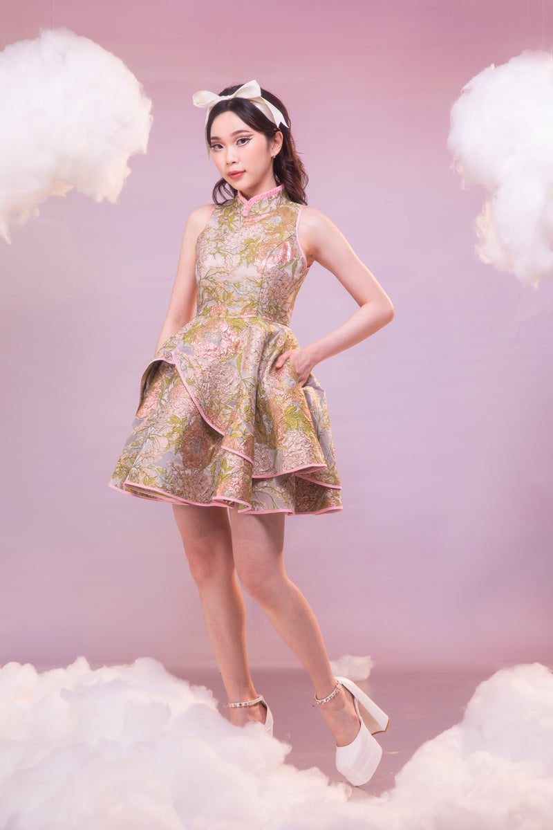 Dream'23 Roya Qipao Dress - Green
