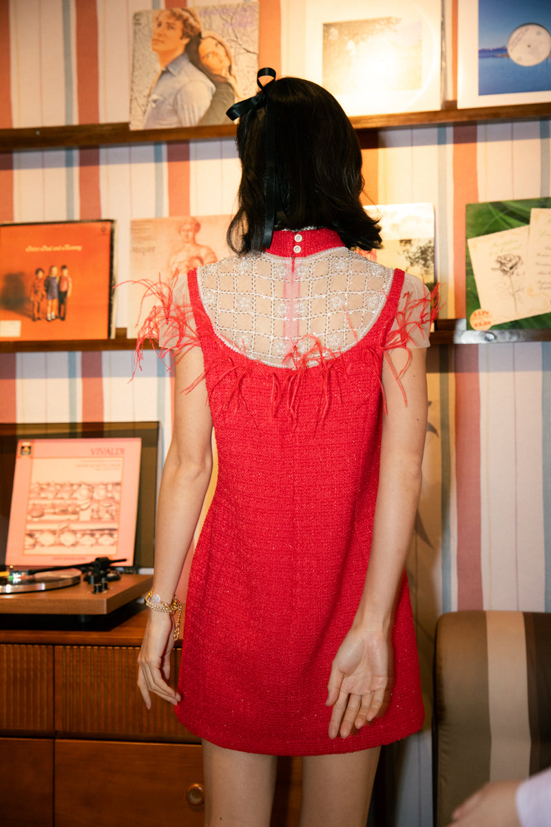 "1960" The Collection Hepburn Qipao - Red