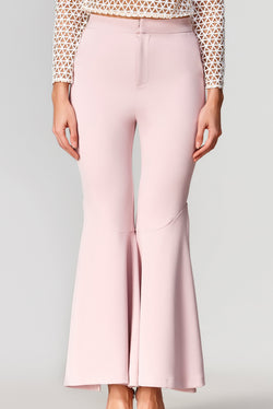 Dawn Bell Bottom Pants - Pink Flare