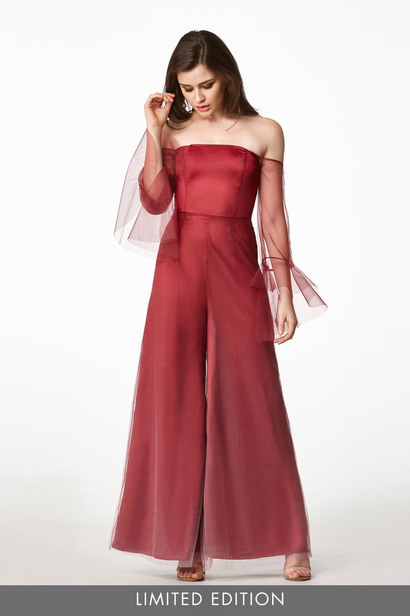 MOS Ombre Jumpsuit - Maroon