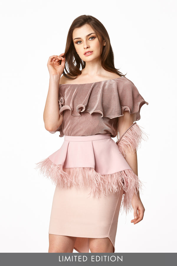 MOS Feather Belt - Pink Flare