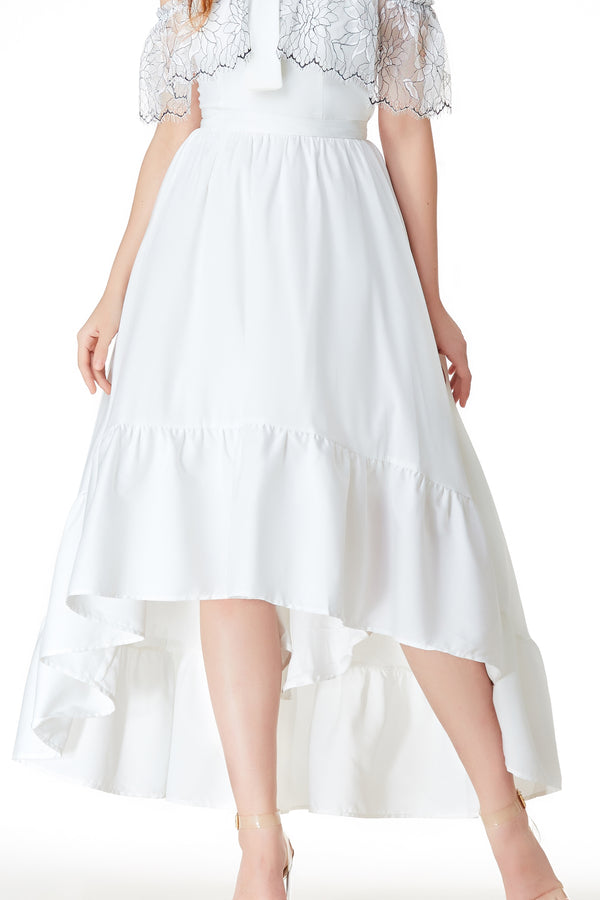 AW'18 Ball Skirt - White