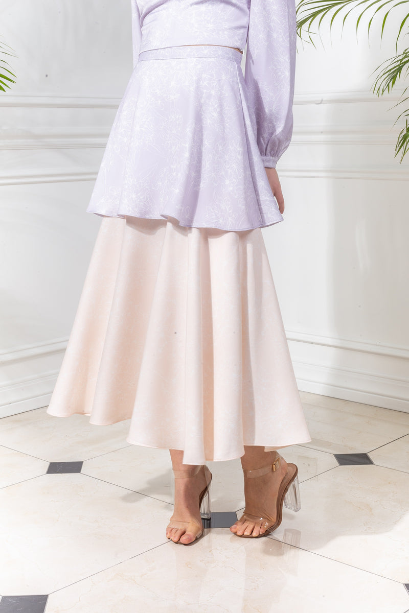 CAPSULE '19 Tiered Skirt - Lavender
