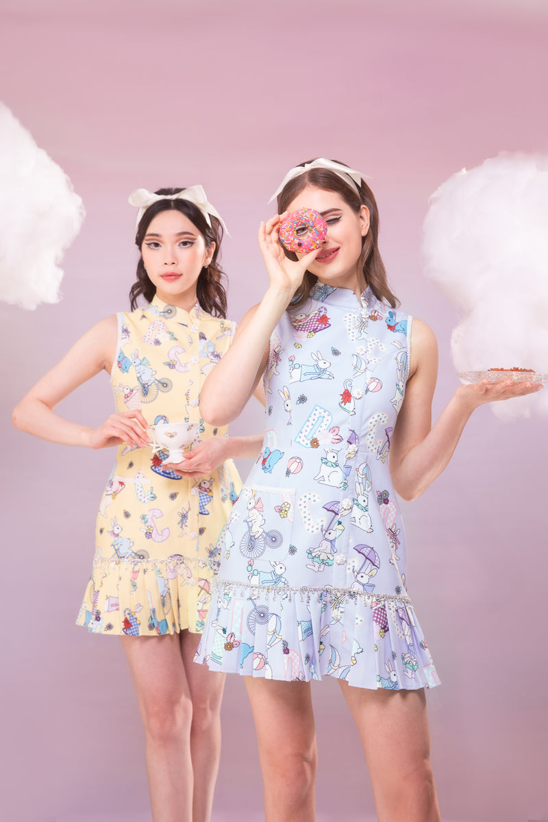 Dream'23 Limited Edition Luna Qipao Dress - Periwinkle