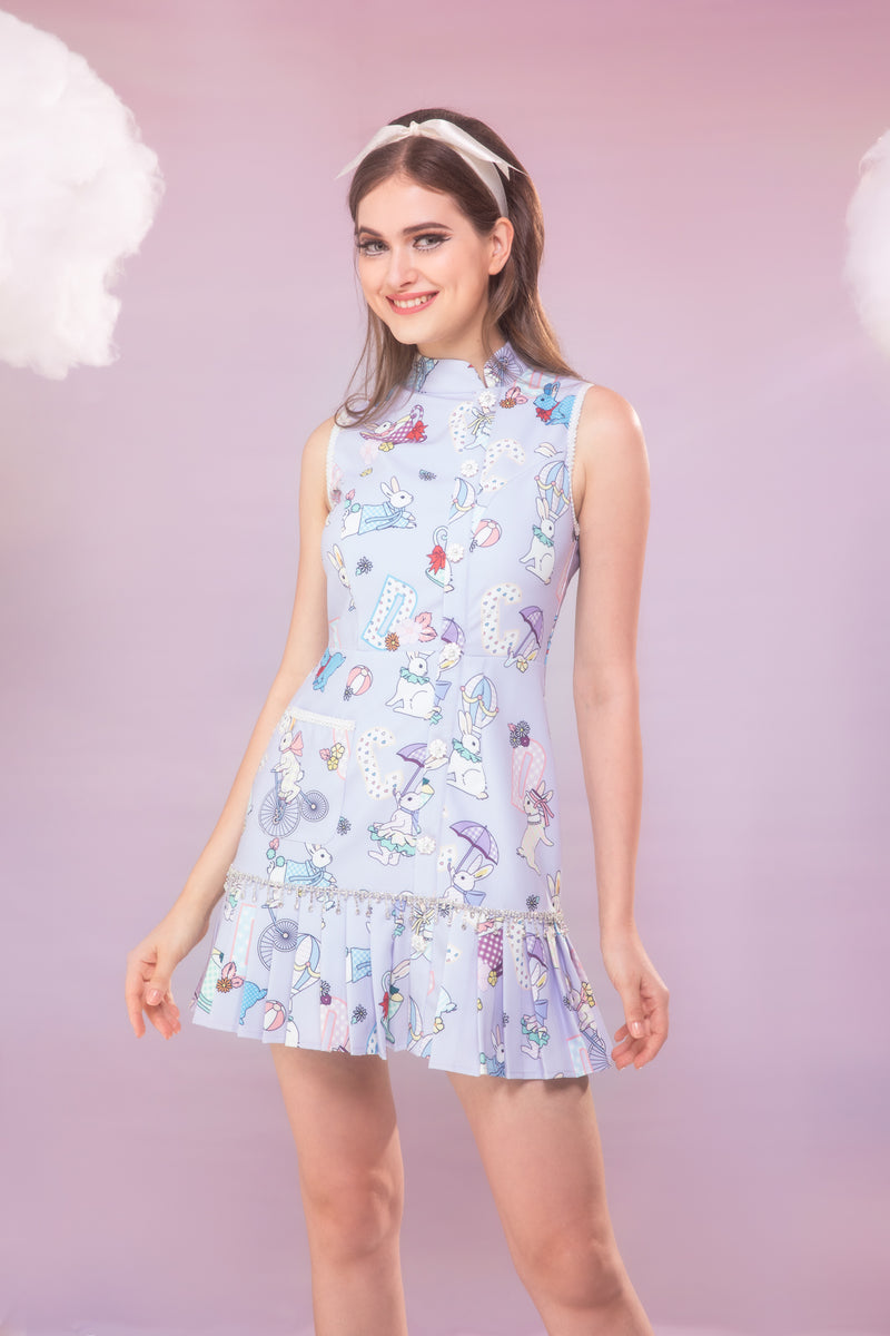 Dream'23 Limited Edition Luna Qipao Dress - Periwinkle