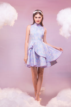 Dream'23 Roya Qipao Dress - Periwinkle